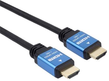 PremiumCord 4K HDMI 2.0b High Speed + Ethernet kabel, zlacené HQ konektory, 1m