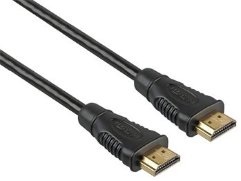 PremiumCord HDMI High Speed + Ethernet kabel, zlacené konektory, 1,5m
