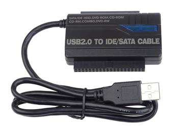 PremiumCord USB 2.0 - IDE + SATA adapter s kabelem a přídavným zdrojem