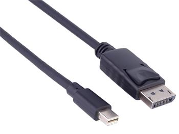 PremiumCord Mini DisplayPort - DisplayPort přípojný kabel M/M 0,5m