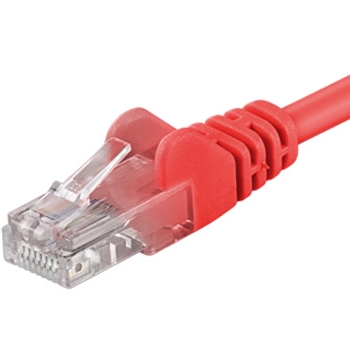PremiumCord Patch cable UTP RJ45-RJ45 level 5e 5m red