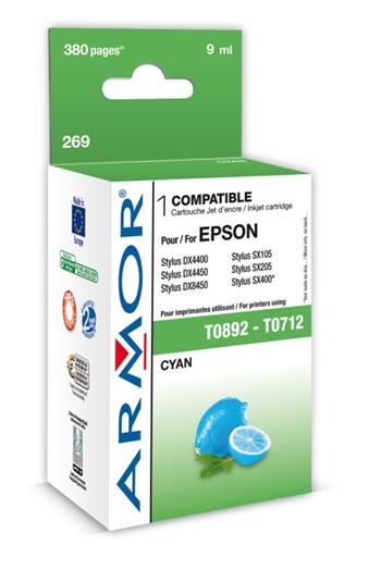 ARMOR ink-jet pro Epson Stylus D78 DX4000 cyan,9 ml,komp.s T0712