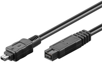 PremiumCord FireWire 800 kabel, 1394B 9pin-4pin, 3m