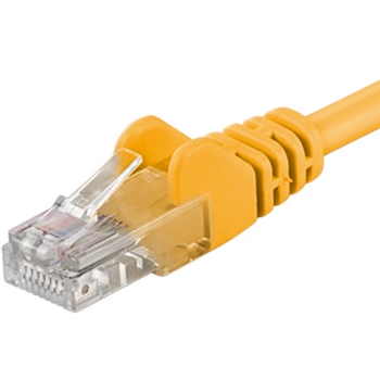 PremiumCord Patch cable UTP RJ45-RJ45 CAT6 3m yellow