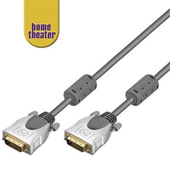 Home Theater HQ DVI-D dual link kabel DVI-D male <> DVI-D male (24+1) 1,5m