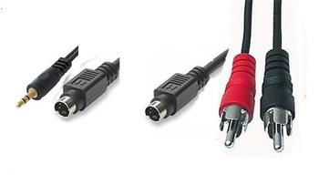 PremiumCord Cable S-Video+3,5Jack-S-Video+2xCINCH 10m