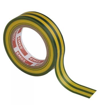 Izolační páska PVC 15/10 zelená/žlutá