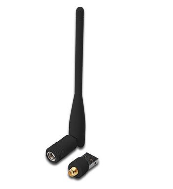 DIGITUS Wireless 150N USB 2.0 adapter, 150Mbps s odnímatelnou anténou, 3dBi, RP-SMA