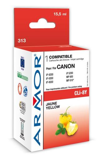 ARMOR ink-jet pro Canon komp. s  CLI8Y, 15,5ml, yellow ,č.k.313