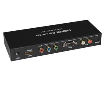 PremiumCord HDMI elektronický konvertor na komponentní AV, VGA, audio,toslink