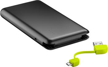goobay slim USB powerbank s integrovanou Li-Pol baterií 8000mAh, 2A