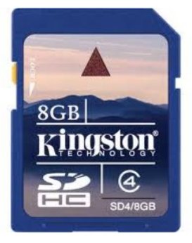 Kingston SDHC karta 8GB Class 4