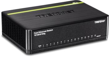 TRENDnet 16port switch 10/100 N-Way, energeticky úsporný