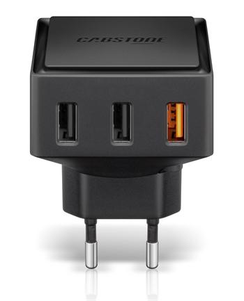 CABSTONE Quick Charge 3-Port USB rychlý nabíjecí adaptér 6A quick charge