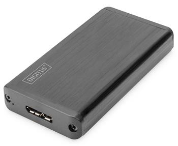DIGITUS Externí box M50 mSATA II/III - USB 3.0, prémiový vzhled, hliníkový plášť