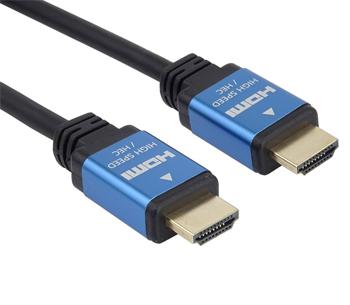 PremiumCord Ultra HDTV 4K@60Hz HDMI cable 2.0b metal + gold connectors 0.5m