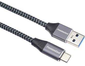 PremiumCord cable USB-C - USB 3.0 A (USB 3.2 generation 1, 3A, 5Gbit/s)  1m