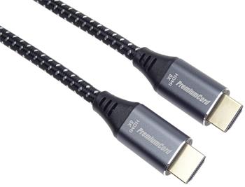 PremiumCord ULTRA HDMI 2.1 High Speed + Ethernet kabel 8K@60Hz,zlacené 5m