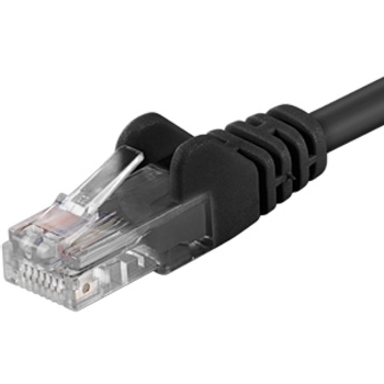PremiumCord Patch kabel UTP RJ45-RJ45 CAT6 20m černá