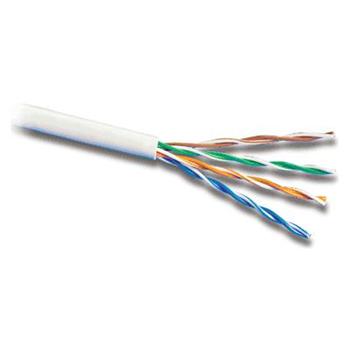 PremiumCord TP Cable 4x2,solid UTP Cat5e AWG24, copper 100m grey color