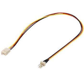 PremiumCord Aerator extension cable; bulk  3 pin plug > 3 pin jack, 30cm
