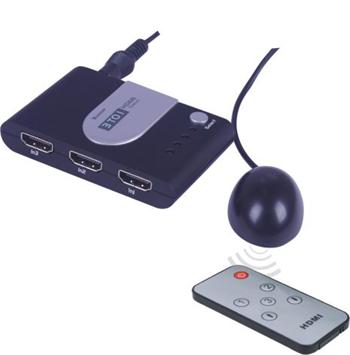 HDMI switch 3:1 automatický, bez DO, nový