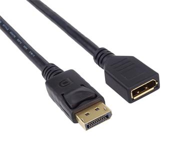 PremiumCord DisplayPort extension cable M/F 2m