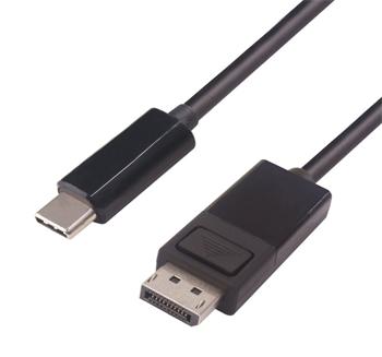 PremiumCord Adapter cable 2m USB-C to DisplayPort, resolution 4K@60Hz, FULL HD 1080P