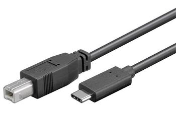 PremiumCord Cable USB connector C/male - USB 2.0 connector B/male, 1m