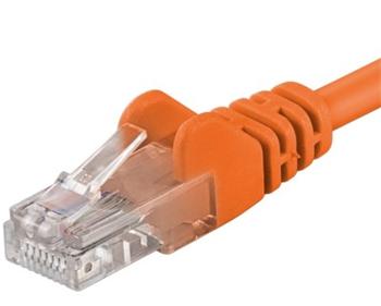 PremiumCord UTP 10m CAT6 patch cable RJ45-RJ45 orange