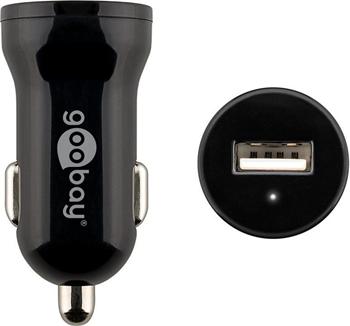 goobay Car Power adapter 12-24V to 1x USB 1A black