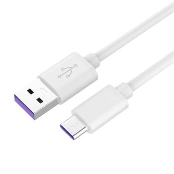 PremiumCord Cable USB-C/M - USB 2.0 A/M, Super fast charging 5A, white, 1m