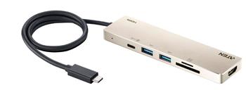 ATEN USB-C Multiport mini dock USB, HDMI, SD, PD, USB 3.2