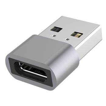 PremiumCord Aluminium USB C female To USB2.0  A Male Adapter