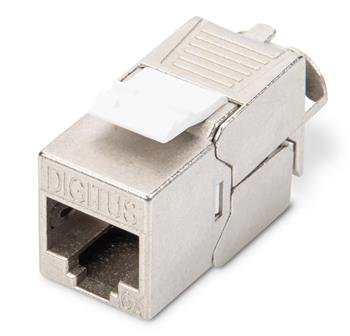 DIGITUS Keystone modul RJ45 CAT 6A, stíněný, beznástrojový, 500MHz