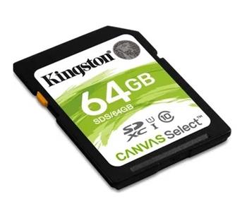 Kingston 64GB Canvas Select SDHC UHS-I U1 karta Class 10 (až 100MB/s)