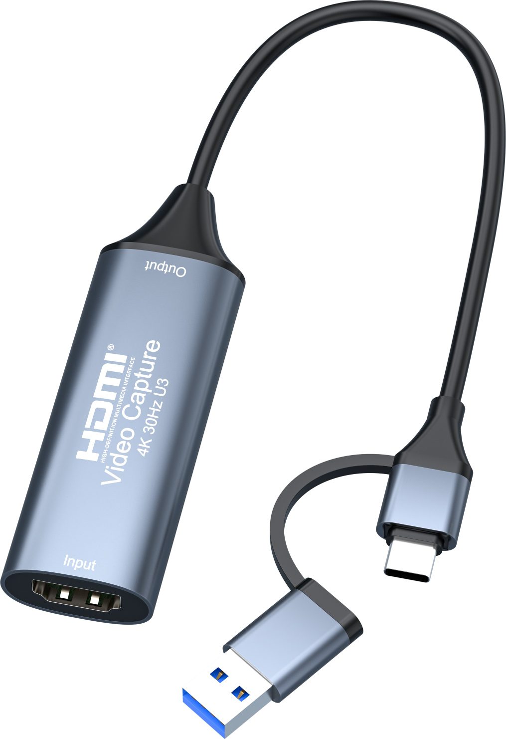 PremiumCord HDMI capture/grabber pro záznam Video/Audio signálu do počítače s konektorem USB3.0 typ C