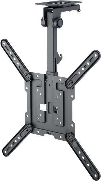 Držák na stropní TV Basic (M), černý držák pro TV od 23 do 55 palců (58 – 140 cm), max. 20 kg, otočné do stran