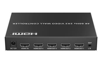 PremiumCord HDMI 1 vstup - 4 monitory, 4K@60hz Video Wall controller, 8 zobrazovacích módů